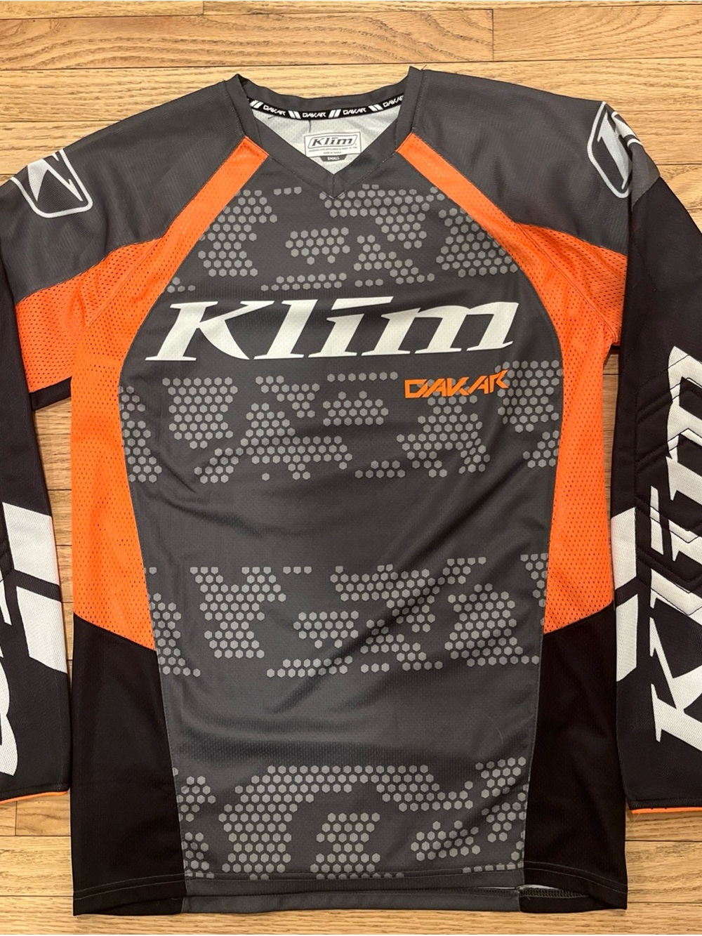 NWOT KLIM Dakar Jersey Mens Small Off-Road Dual Sport Motorcycle Padded Elbows
